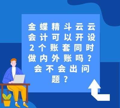 金蝶精斗云云会计可以同时做内外账吗？要注意点什么？