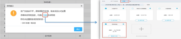 资产负债表未结转损益