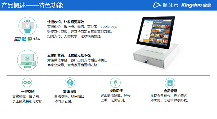 精斗云POS特色功能
