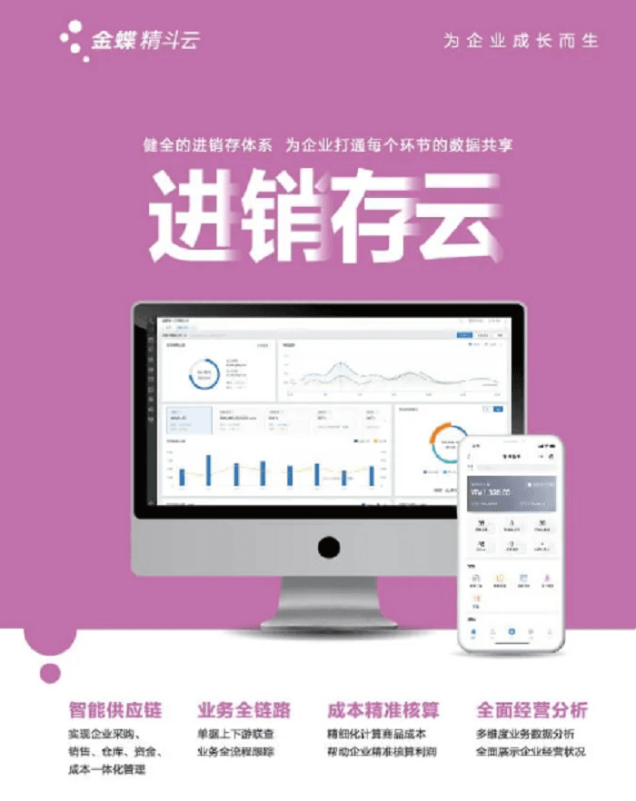 金蝶进销存云功能特色