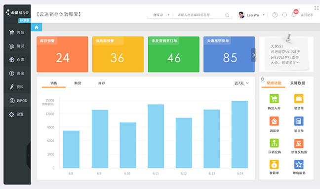 金蝶精斗云进销存适用于生产型制造企业吗？