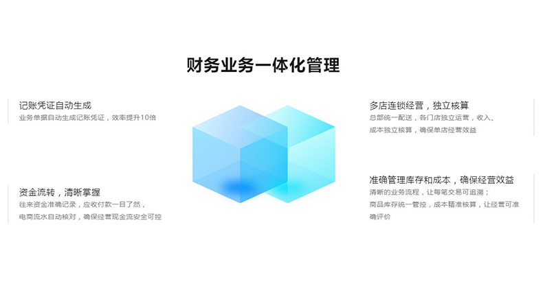金蝶精斗云业财一体化管理