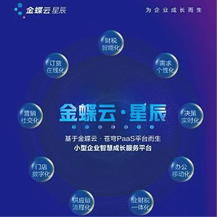 金蝶云星辰有小程序吗？安全可靠吗？